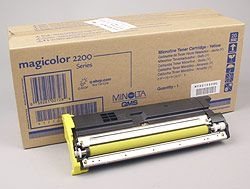 Bild von Konica Minolta Toner gelb für QMS Magicolor 2200
