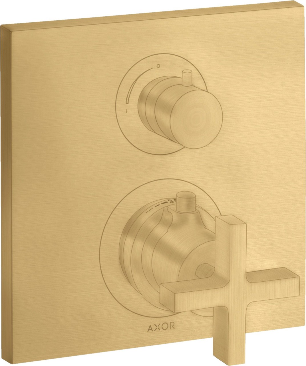 Bild von 1 VerbraucherThermostatkartusche, Keramikventil 90°Sicherheitssperrebei 38° CTemperaturbegrenzung einstellbarDurchflussmenge26 l/minBetriebsdruckmin. 1 bar/max. 10 barLieferumfang:Metallrosette, Griff, Hülse, FunktionsblockSchalldämpferGeräuschgruppeIDurchflussklasseDPA-IX 9711/ID