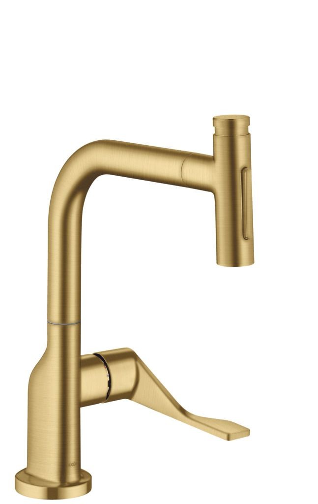 Bild von besteht aus: Einhebel-Küchenmischer, SchlauchboxL-AuslaufSchwenkbereich 110°/ 150°Bedienelement 2-Loch SelectLaminar- und BrausestrahlBrausestrahl arretierbar, Strahlumstellung durch Tastendruck und Strahlrückstellung automatisch durch Schließen der ArmaturSelect-Knopf zum komfortablen An- und Abstellen des WasserstrahlsMagFit magnetische BrausenhalterungQuick-Connect BrauseschlauchKeramikmischsystemDurchflussmenge 8 l/min.Rückflussverhindererfür Durchlauferhitzer geeignetsBox für eine leise, leichtgängige und geschützte Schlauchführung im Unterschrank, Auszugslänge bis zu 76 cmAnschlussart: G ⅜ AnschlussschläucheP-IX 16915/IOOHinweis:Hahnlochbohrung mit 35 mm erforderlich