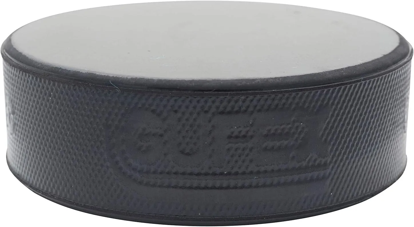 Bild von 3er Set Herren Eishockey Pucks in Schwarz, ideal als Gummiauflage oder Unterleger