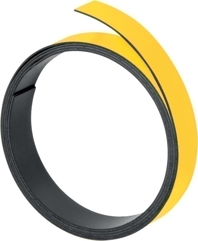 Bild von FRANKEN Magnetband, 100 cm x 5 mm, beschriftbar, zuschneidbar, schwarz, M801 10