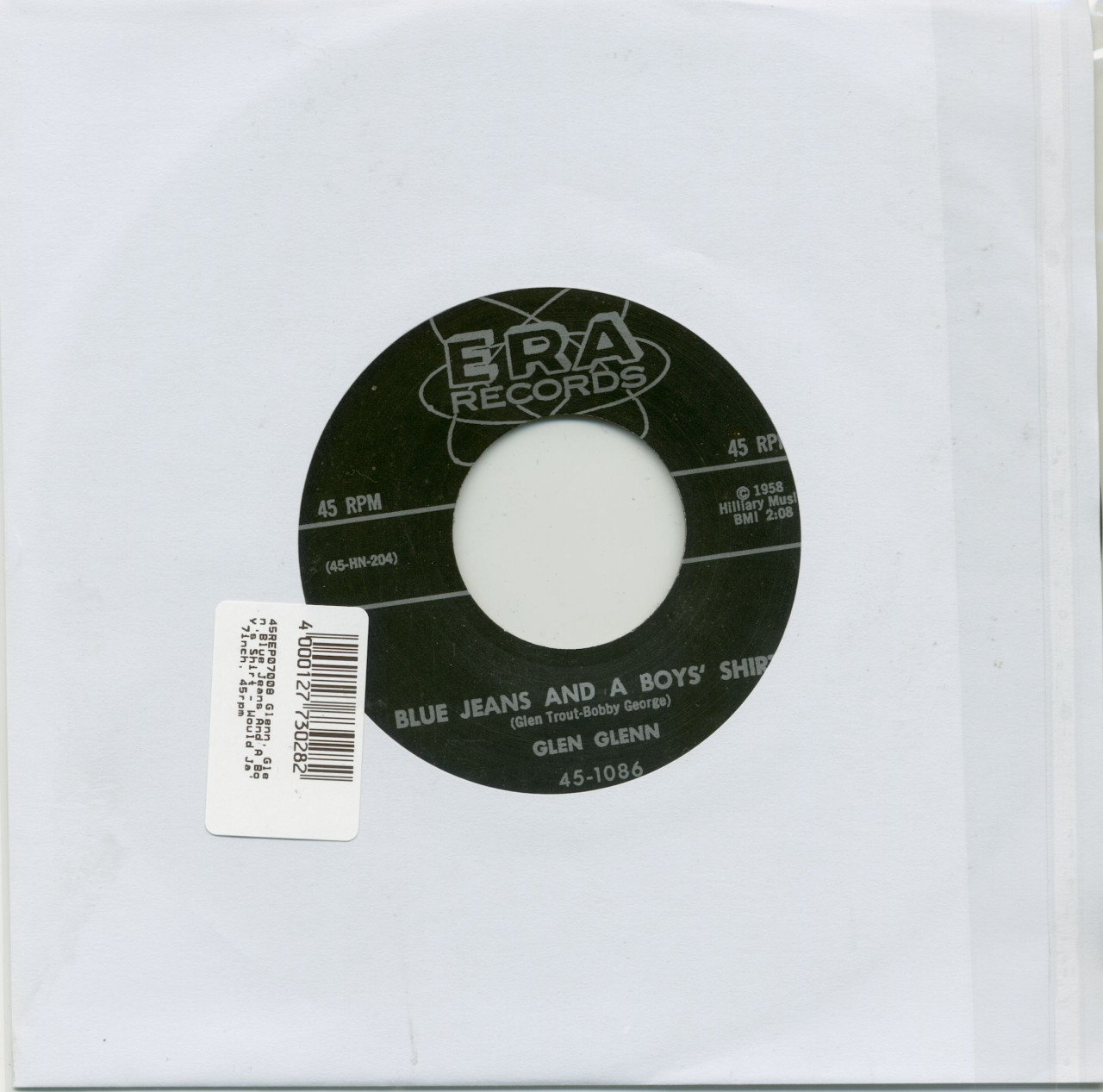Bild von Glen Glenn - Blue Jeans And A Boy's Shirt - Would Ja' ( 7inch, 45rpm)