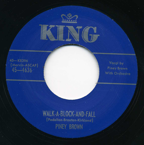 Bild von Red McAllister / Piney Brown - Eggs And Grits - Walk-A-Block-And-Fall 7inch, 45rpm