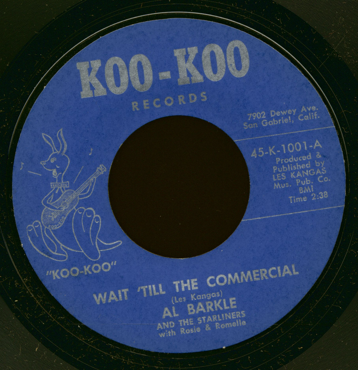 Bild von Al Barkle - Wait 'Till The Commercial - The Signal (7inch, 45rpm)
