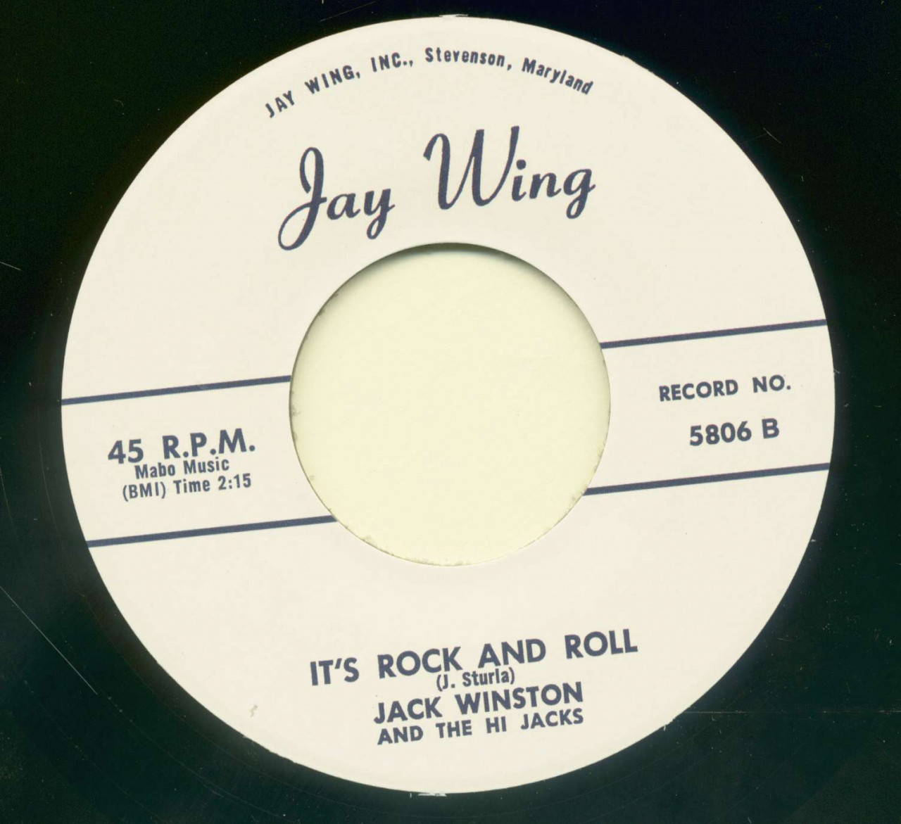 Bild von Jack Winston & The Hi-Jacks - It's Rock And Roll - Shagin' And Dragin' (7inch, 45rpm)