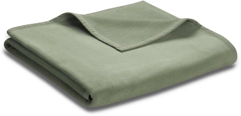 Bild von biederlack Plaid mit Velourband-Einfassung UNO Cotton Farbe Shade Größe 150 x 200
