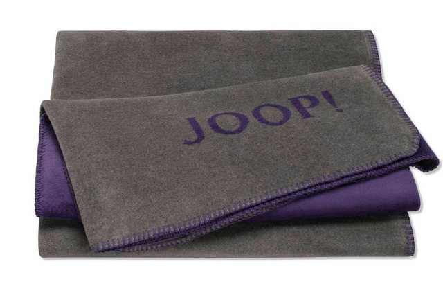 Bild von Joop! Wohndecke Kuscheldecke 150x200 cm Doubleface uni schiefer violett 791153