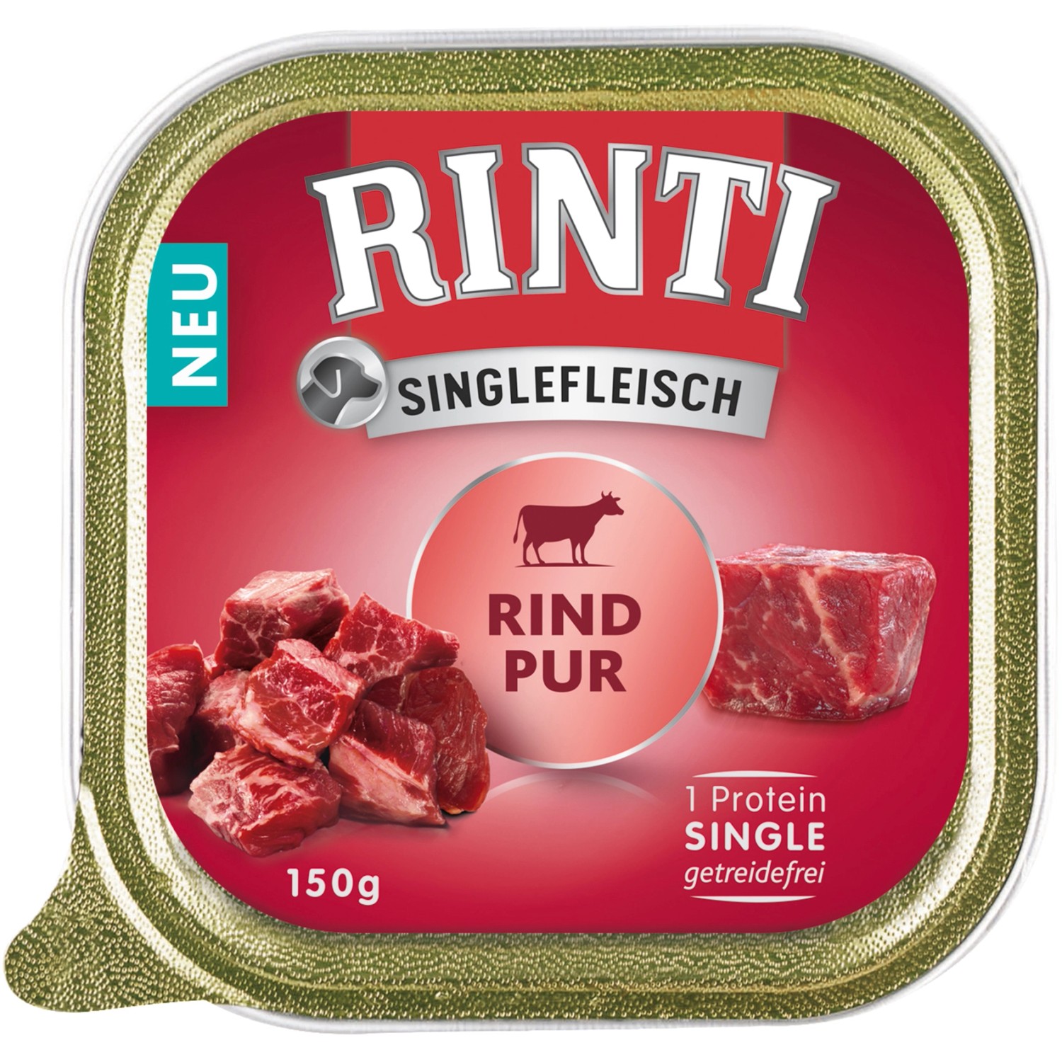 Bild von Rinti Hunde-Nassfutter Singlefleisch Rind 150 g