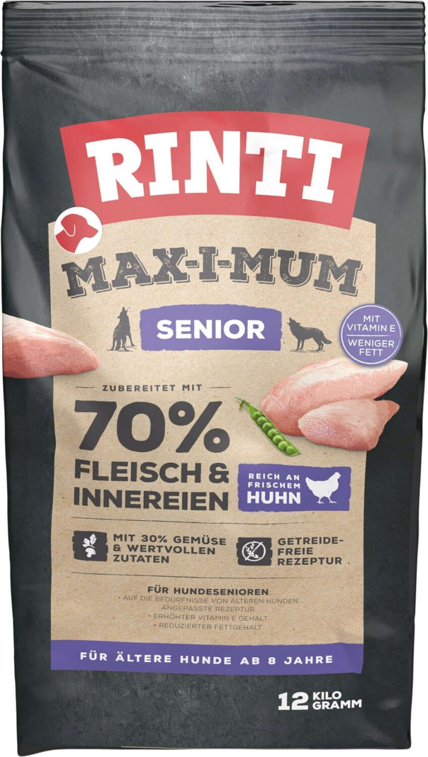 Bild von Rinti Hunde-Trockenfutter Max-I-Mum Senior Huhn 12 kg