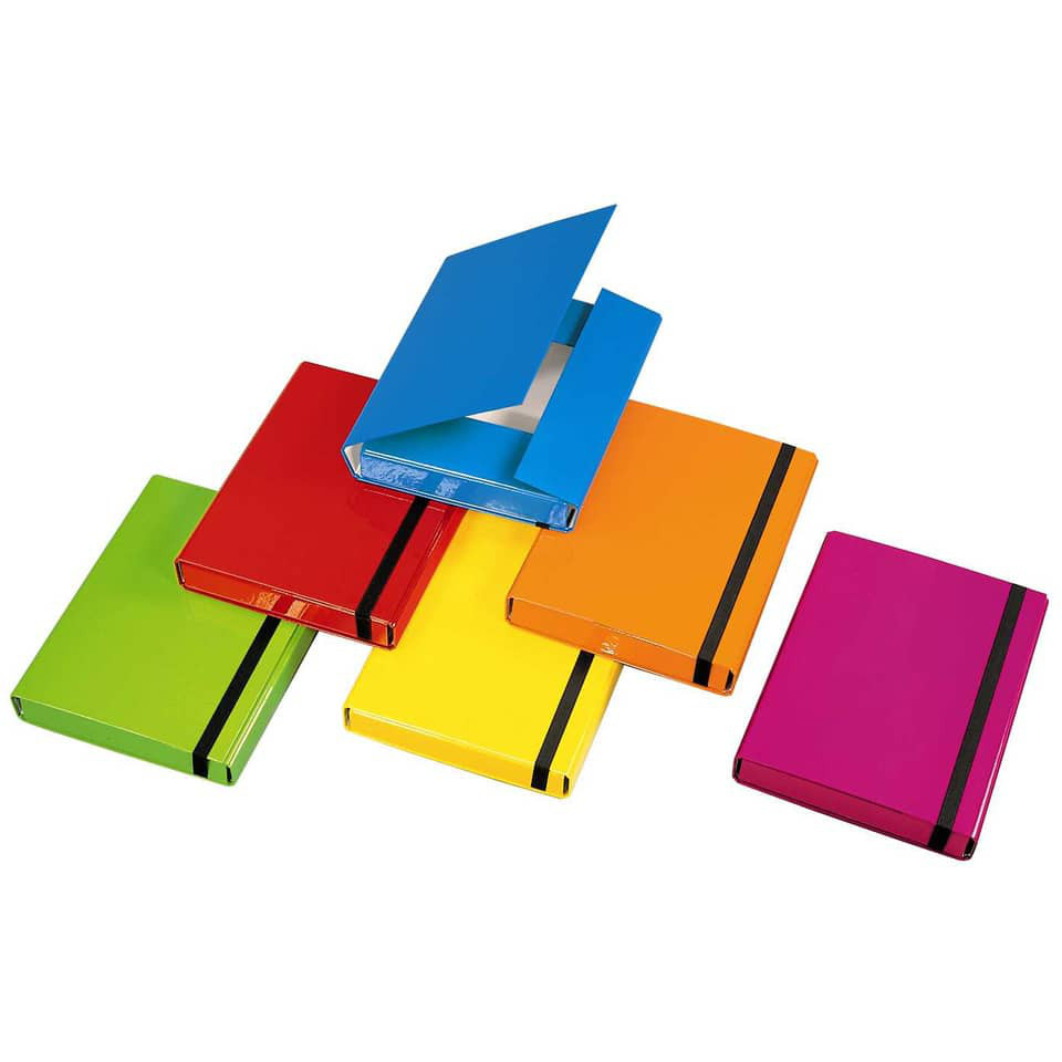 Bild von Veloflex, Mappe, Dokumentenbox, Sammelbox VELOCOLOR, Karton, A4, 230 x 320 x 40 mm, 40 mm, rot (A4, 1 x)