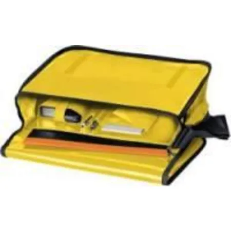 Bild von VELOFLEX 7000310 - Umhängetasche Velocolor, aus LKW-Plane, mit Handyfach, 2 Stiftfächern und Einsteckfach, gelb, 1 Stück