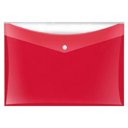 Bild von Magni, Mappe, VELOFLEX 4530120 - Dokumententasche Velocolor, 1 Stück, DIN A4, rot, Dokumentenhülle aus PP-Folie (A4, 1 x)