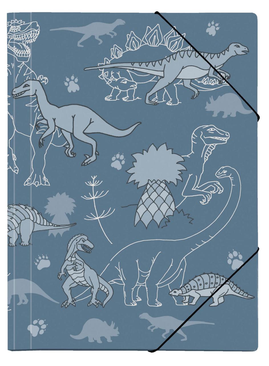 Bild von VELOFLEX Sammelmappe Dinos A3 blau