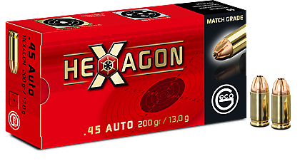Bild von Geco .45 Auto Hexagon 200gr, 50 Schuss