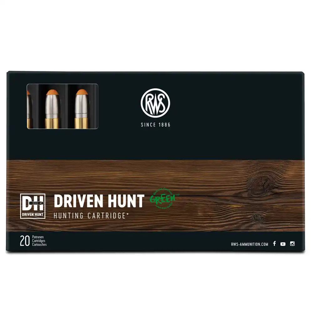 Bild von RWS 9,3x62 Driven Hunt 250grs. 20 Schuss