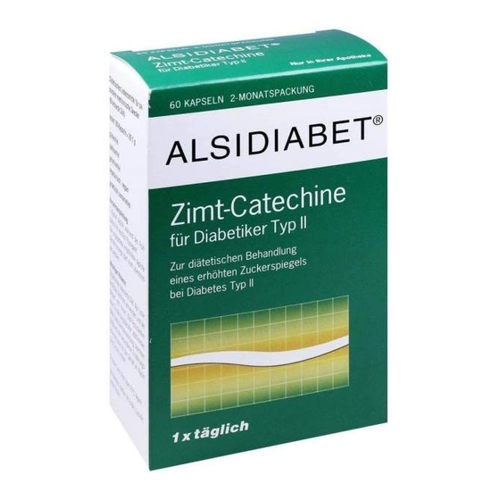Bild von ALSIDIABET Zimt Catechine f.Diab.Typ II Kapseln