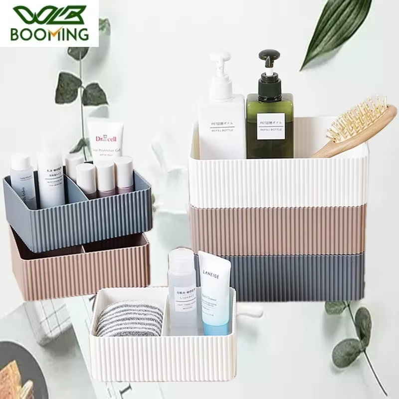 Bild von WBBOOMING Kunststoff Home Office Badezimmer Aufbewahrungsbox Gitter Desktop Kleinigkeiten