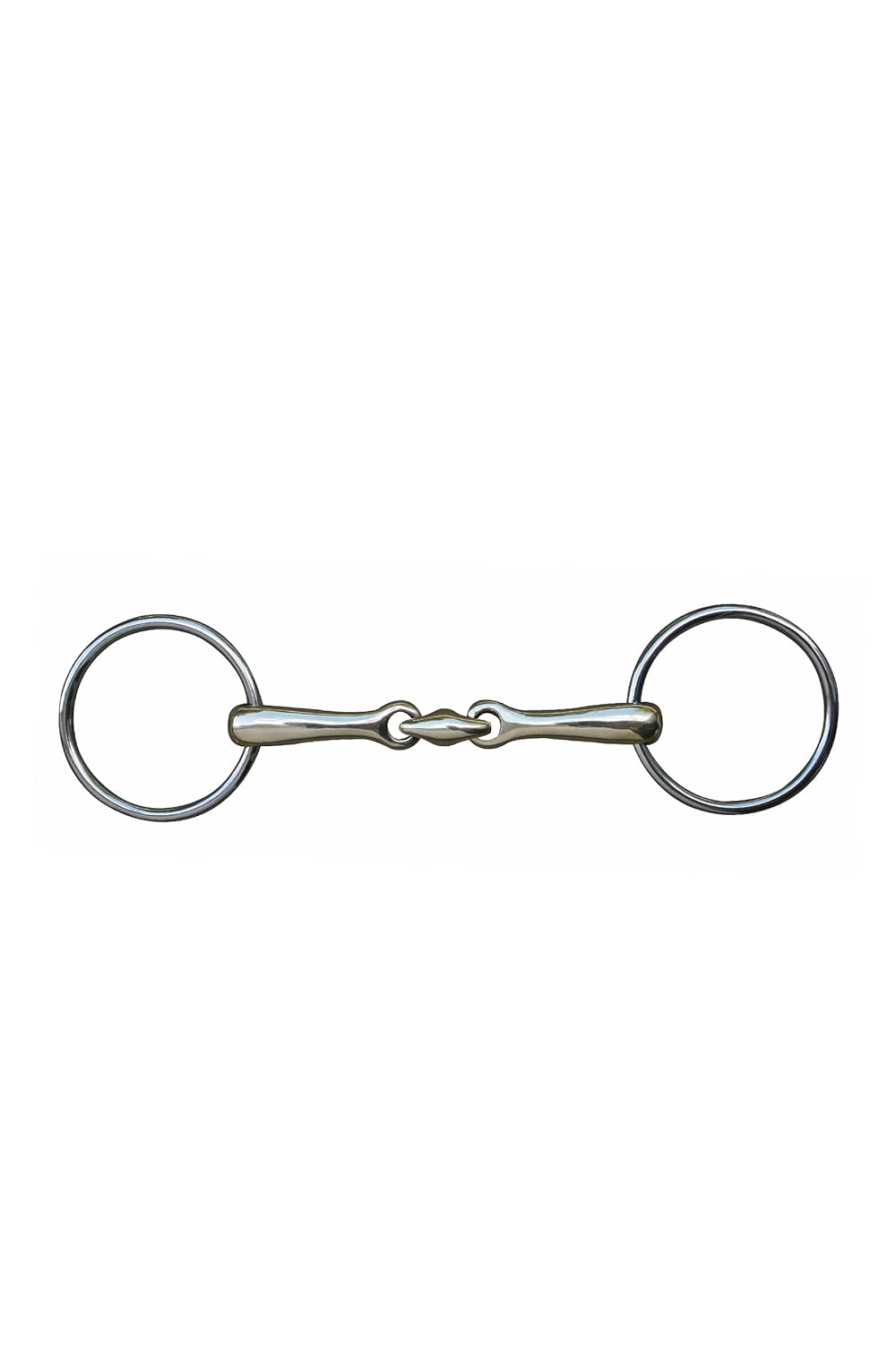 Bild von HKM gebrochenes Gebiss Doppelt gebr. Gebiss 16 mm, Argentan, Edelstahl., (1-St)
