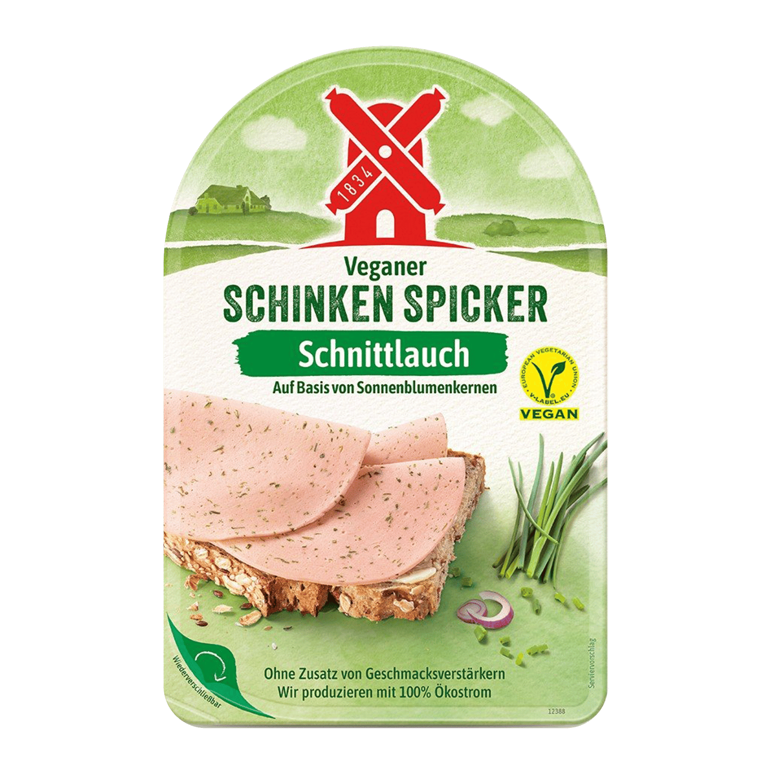 Bild von Rügenwalder Mühle Veganer Schinken Spicker Schnittlauch