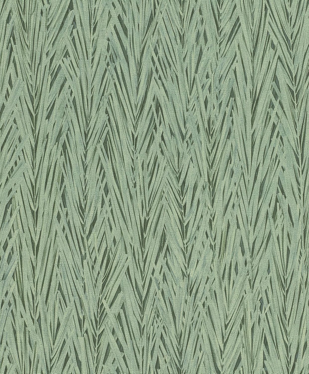 Bild von Rasch Tapeten Vliestapete (Botanical) Grün schwarze 10,05 m x 0,53 m Composition 554175
