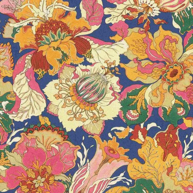 Bild von Rasch Vliestapete Barbara Home Collection 3, 560459, Floral, 0.53 x 10.05 m, Bunt