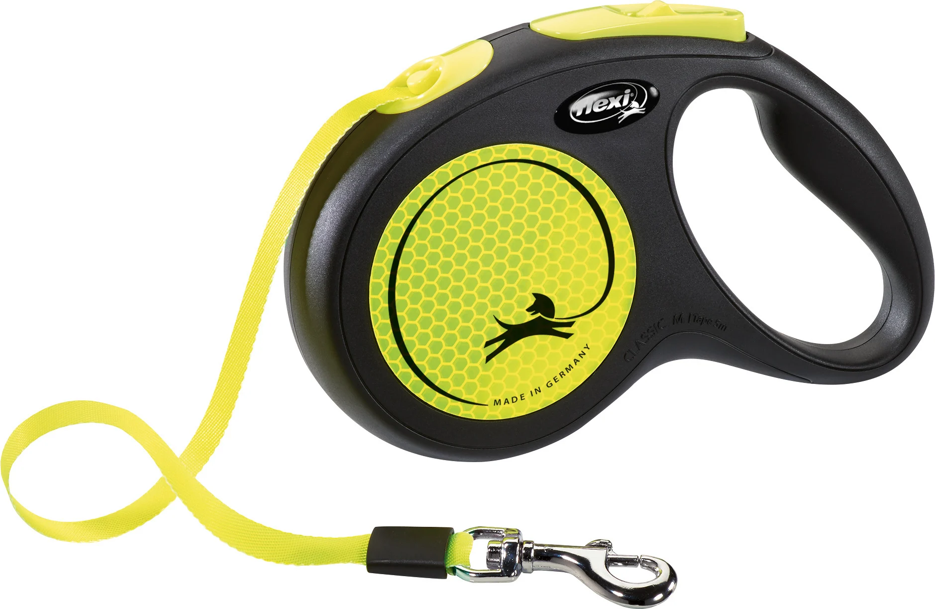 Bild von Flexi New Neon (M, Hund, Spazieren), Halsband + Leine