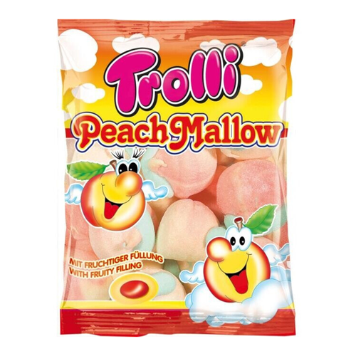 Bild von Trolli Peach Mallow (150g) – Süße Fruchtgenüsse für Naschkatzen