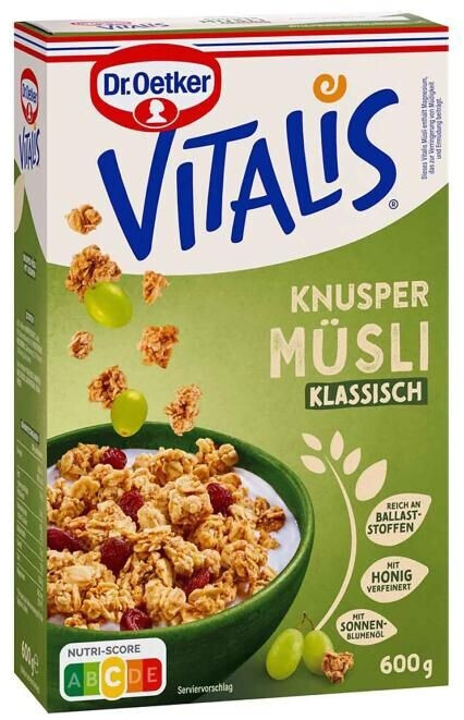 Bild von Dr.Oetker Vitalis Knuspermüsli Müsli 600,0 g