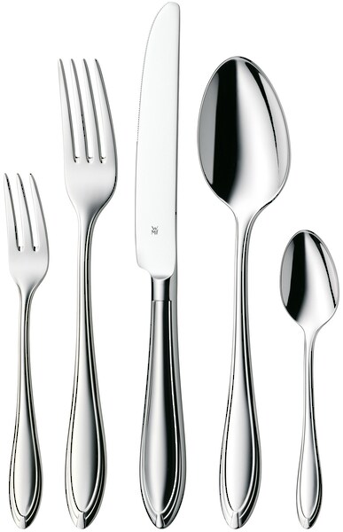Bild von WMF Besteck-Set VERONA, 30-tlg., Edelstahl 18/10, für 6 Personen (30-tlg), 6 Personen, Cromargan Edelstahl 18/10