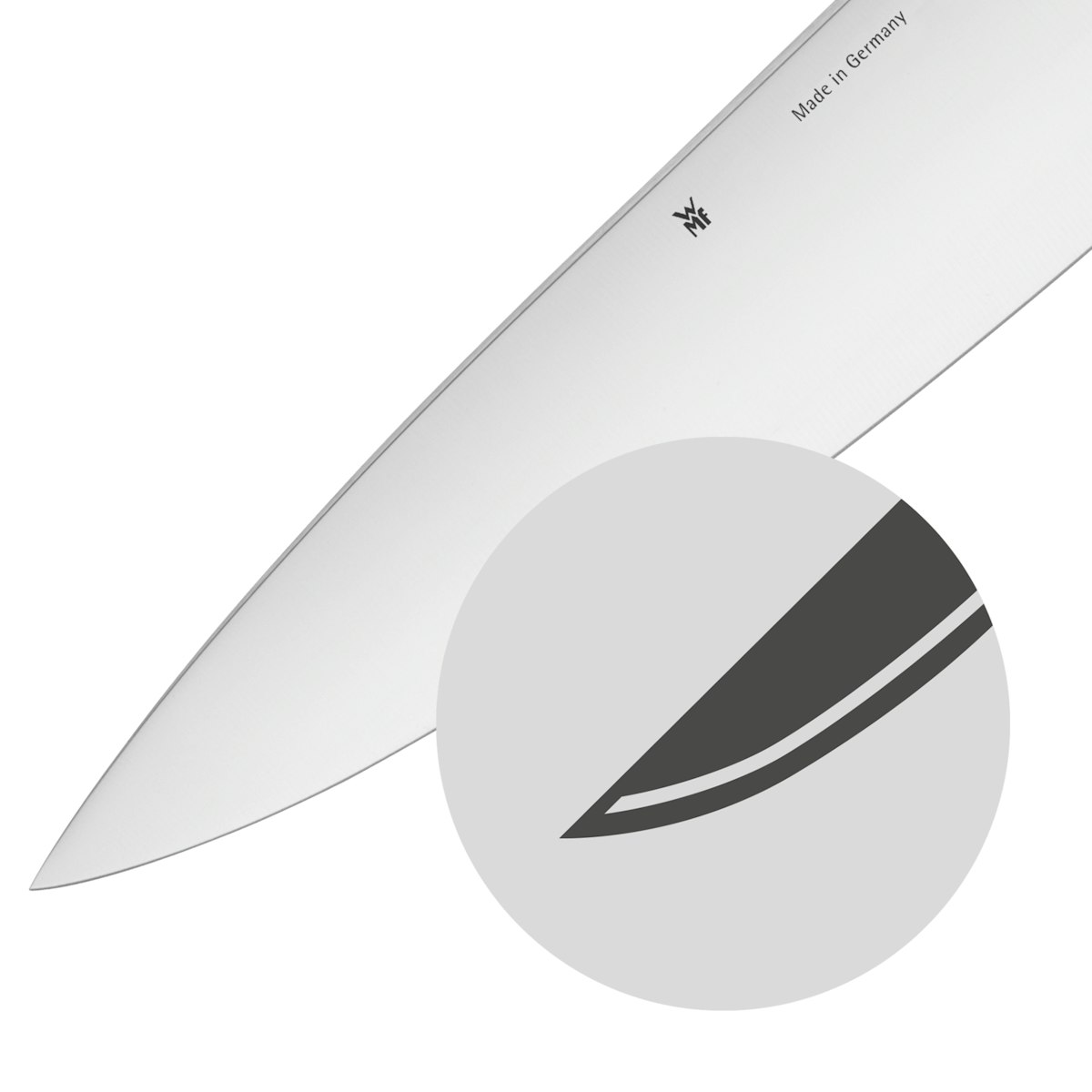 Bild von WMF Grand Gourmet Asia Messerset 2teilig, Made in Germany, Küchenmesser, Silber