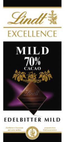 Bild von Lindt Excellence 70% Edelbitter mild 100g