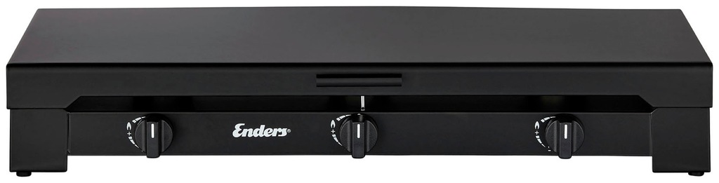 Bild von Enders Campingkocher DALGETY 3 Black, Gaskocher, 3-flammig, Edelstahlbrenner, manuelle Zündung, Topfrost aus verchromten Stahl, 3 x 2,3 kW #1857