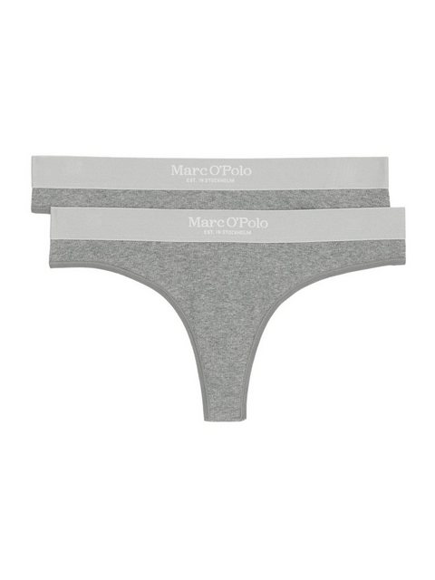 Bild von Marc O'Polo String Iconic Rib (2-St) unterhose unterwäsche tanga