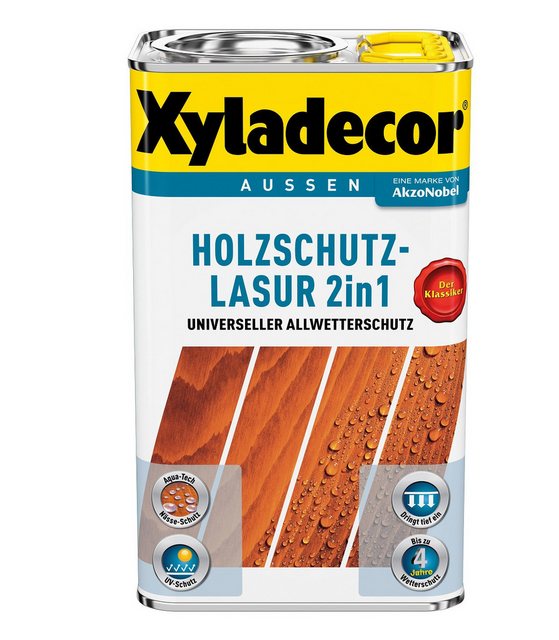 Bild von Xyladecor  Holzschutzlasur XYLADECOR Holzschutzlasur Palisander 750ml