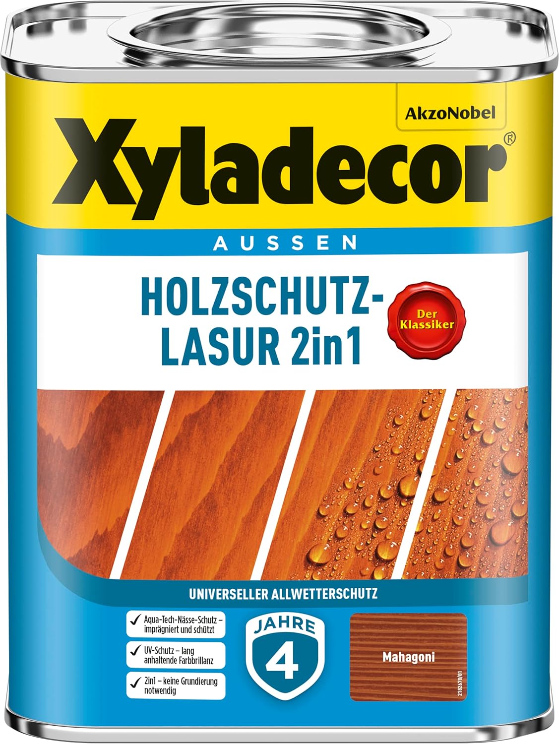 Bild von Xyladecor  Holzschutzlasur XYLADECOR Holzschutzlasur Eiche 750ml