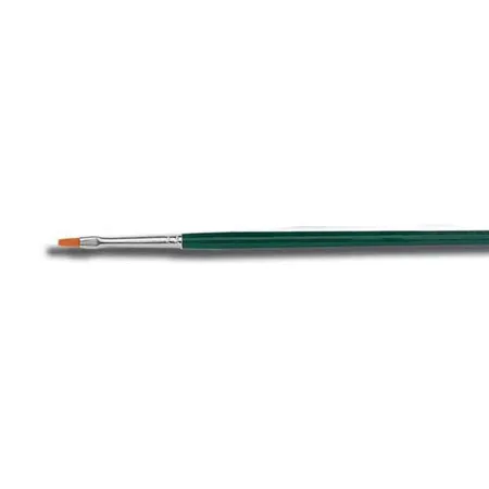 Bild von KREUL 721102 - Universalpinsel Basic Synthetics, für Kunst, Hobby, Schule und Großverbraucher, Besatz aus feinem Nylonhaar, flach, Größe 2
