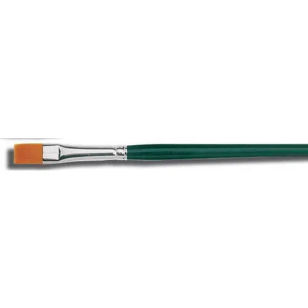 Bild von KREUL 721110 - Universalpinsel Basic Synthetics, für Kunst, Hobby, Schule und Großverbraucher, Besatz aus feinem Nylonhaar, flach, Größe 10