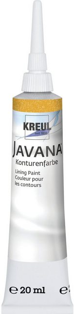 Bild von KREUL Javana Konturenfarbe, 20 ml Tube, gold
