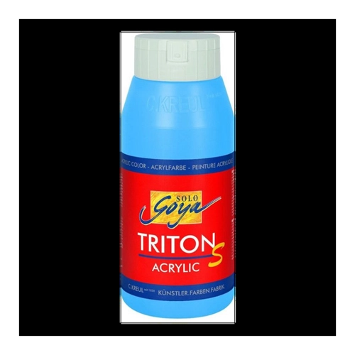 Bild von KREUL 17316 - Solo Goya Triton S Acrylfarbe lichtblau, 750 ml