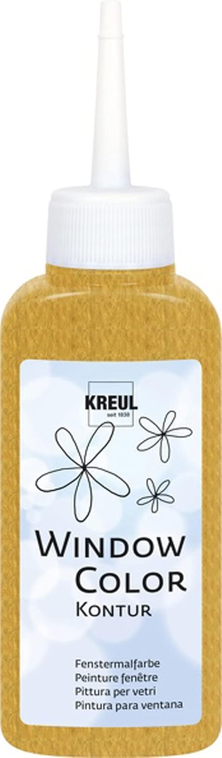Bild von KREUL 42712 - Window Color magenta 80 ml, Fenstermalfarbe auf Wasserbasis, mit strukturierter Oberfläche, für Glas, Spiegel, Fliesen und andere glatte Flächen