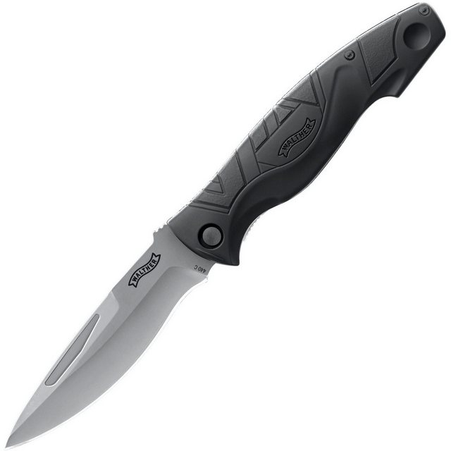 Bild von Walther Traditional Folding Knife 5.0755 Arbeitsmesser mit Holster Schwarz