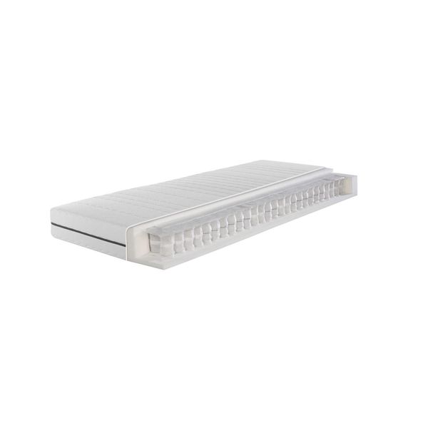 Bild von MFO f.a.n. Megamax Komfort T H2 80x200 H2 Höhe 18cm 7-Zonen-Tonnentaschenfederkern (390 Federn bei 100/200 cm), Oberseite: 7-Zonen-Ortho-Fit-Hybridschaumauflage (ca. 5 cm), Unterseite: Komfortschaumauflage (ca. 3 cm)