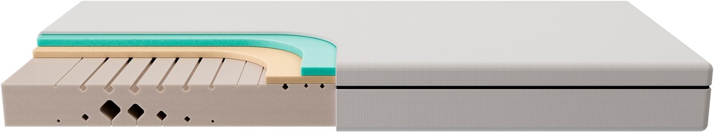 Bild von fan Komfortschaummatratze »max foam by fan, 5 Zonen Matratze 90x200 cm, 140x200 & weitere Größen«, 18 cm hoch, Raumgewicht: 30 kg/m³, (1 St.), Matratze, 90x200 cm von Stiftung Warentest "GUT (1,6)" getestet