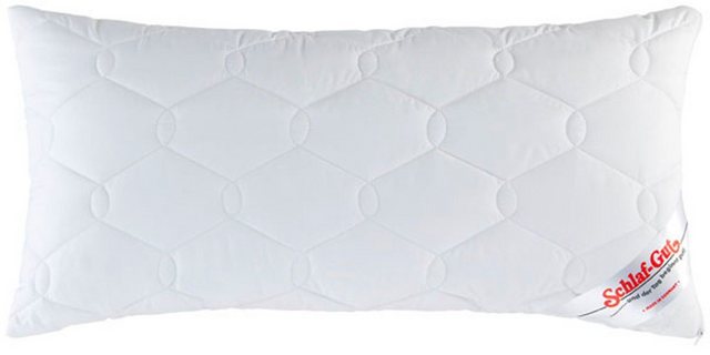 Bild von Schlaf-Gut Microfaserkissen »TENCEL™«, Füllung: versteppt mit Lyocell & Polyester und Faserbällchen aus Polyester, Bezug: Microfaser-Feinbatist, (1 St.), Feuchtigkeitsmanagement