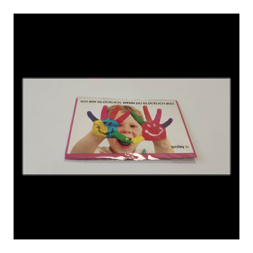Bild von BSB Grußkarten Allgemeine Wünsche – Smiley - Glückwunschkarte im Format 8,5 cm x 13,5 cm