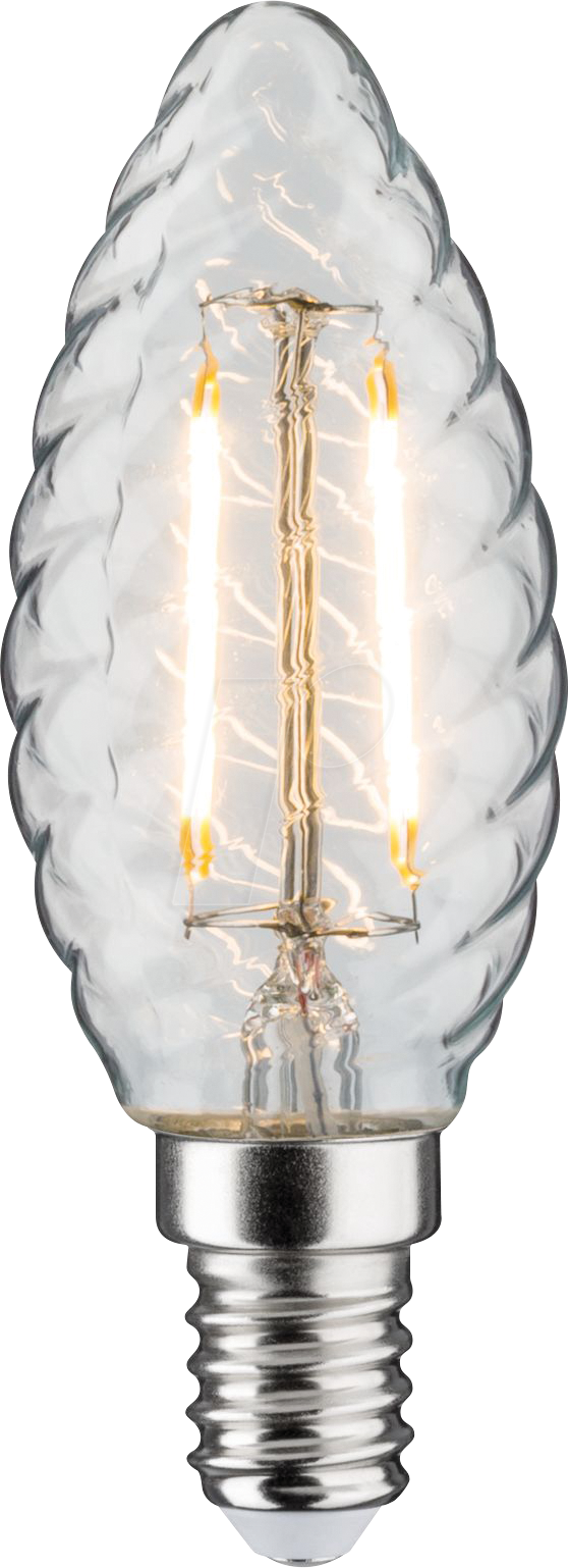 Bild von Paulmann 28706 LED Lampe Filament Kerze 2,6 Watt Leuchtmittel Klar 2700 K Warmweiß E14