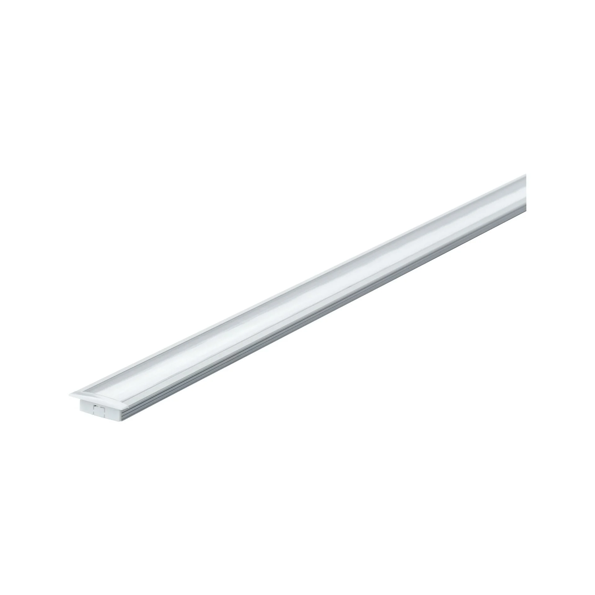 Bild von Paulmann 704.09 Function Floor Profil mit Diffusor 200cm Alu eloxiert/Satin 70409 Lichtleiste Aluprofil Stripes Strips