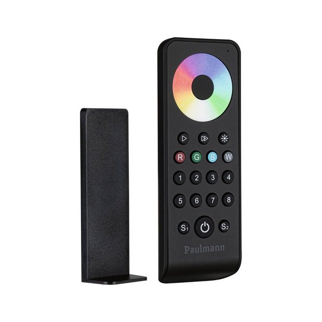 Bild von Paulmann LED-Streifen Pro Funk Remote RGBW Multi Color 8 channels 2.4GHz Weiß/Kunststoff, Fernbedienung