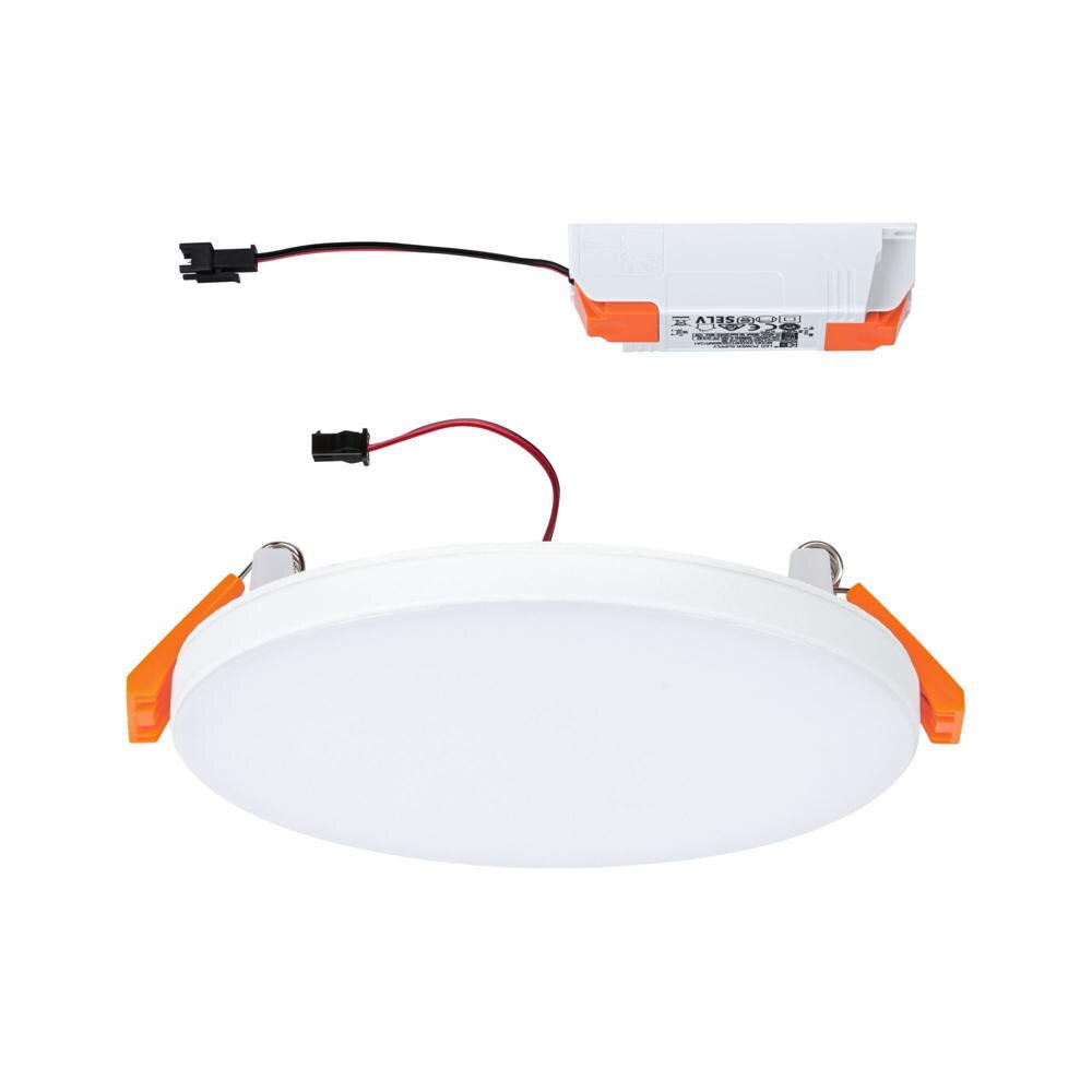 Bild von Paulmann 79933 LED Panel Einbaupanel Veluna VariFit Edge 120mm rund Tageslichtweiß Weiß Kunststoff Beleuchtungssystem 4000 K