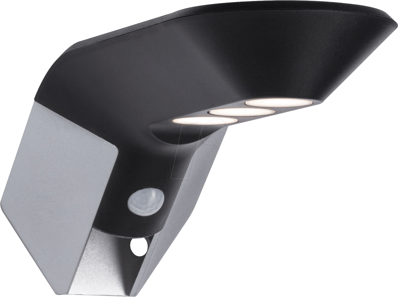 Bild von Paulmann 94250 Solar Wandleuchte Soley LED Außenleuchte incl. 1x1,22 Watt Anthrazit Kunststoff 3000 K Warmweiß